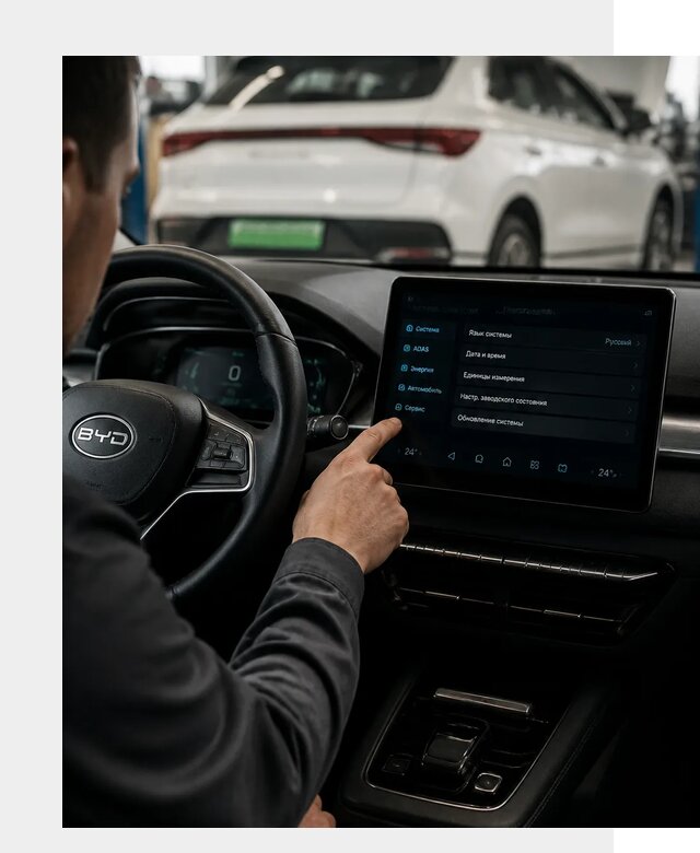 Русификация BYD E2 в Моршанске от 15474 р. | ФастМобиль-Мрш под ключ